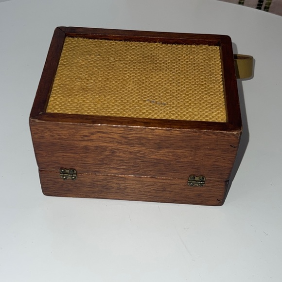 Vintage Handmade brown Wooden Pixie Mushroom Purse - Picture 13 of 16
